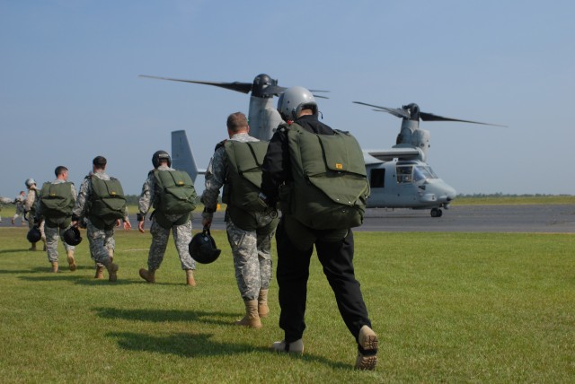 U.S. Army Special Operations uses Osprey for first time