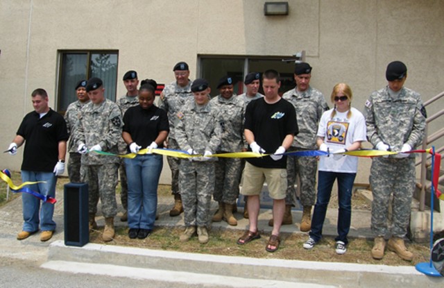 Opening the new Camp Eagle Community Activity Center