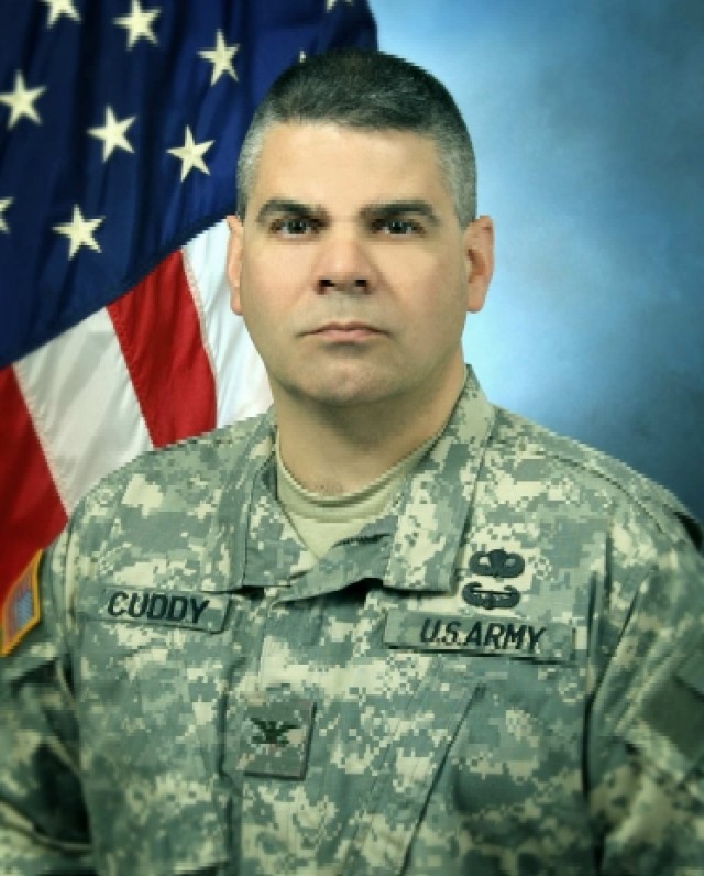 Col. John Cuddy, commander of the Regional Police Advisory Command South