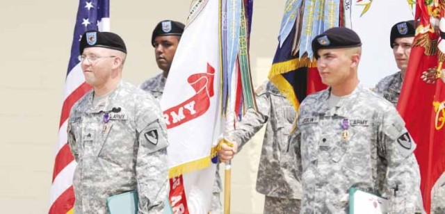 Engineers Earn Purple Heart