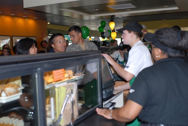 Starbucks opens at Fort Irwin, Calif.