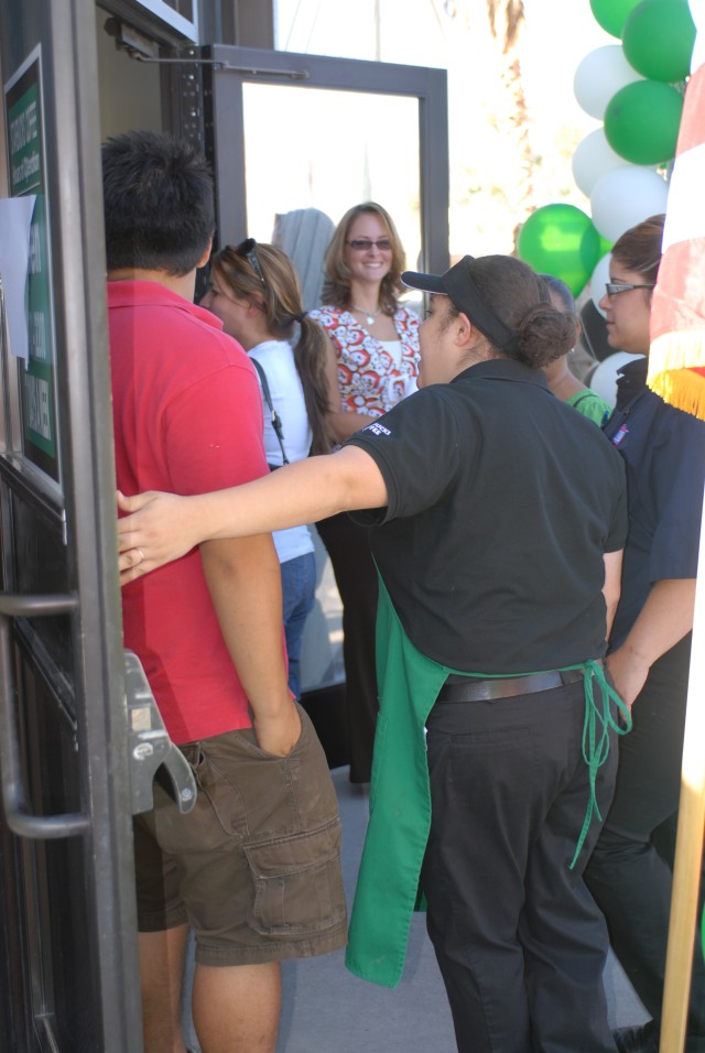 Starbucks opens at Fort Irwin, Calif.