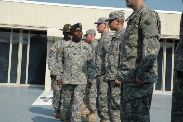 Soldiering from Day One: Blended Reception reduces down time during in-processing - Troop Inspection