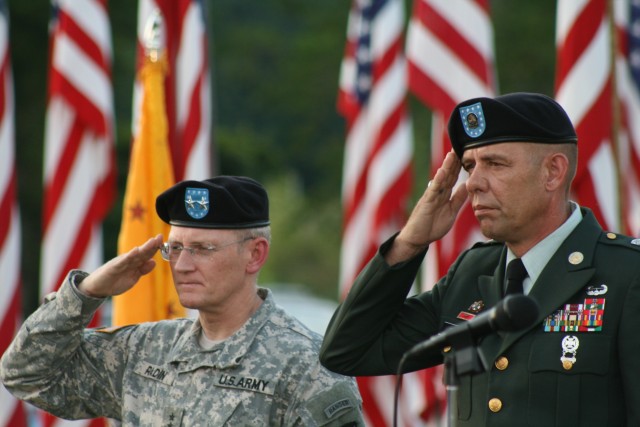 Saluting the Colors