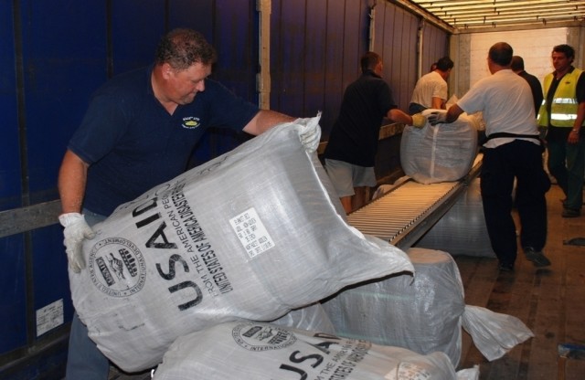 Barrels of blankets sent to Georgia