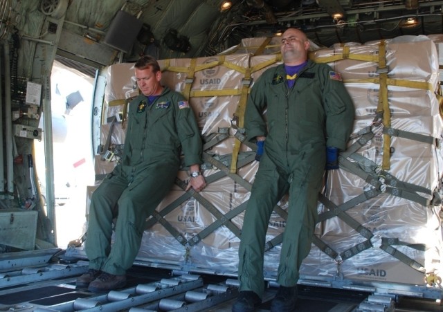 Pushing out aid to Georgia