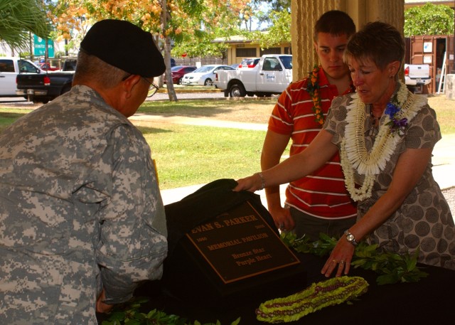 9th Mission Support Command dedicates pavilion to fallen hero