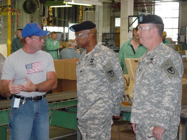 Col.(p) Wyche tour of CAAA
