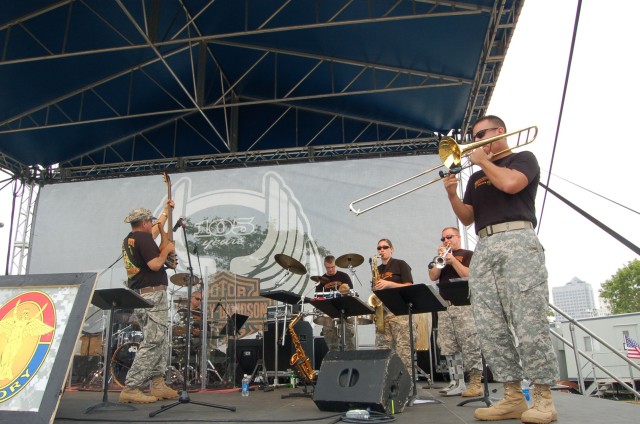 Big Red One Rocks at Harley&#039;s 105th