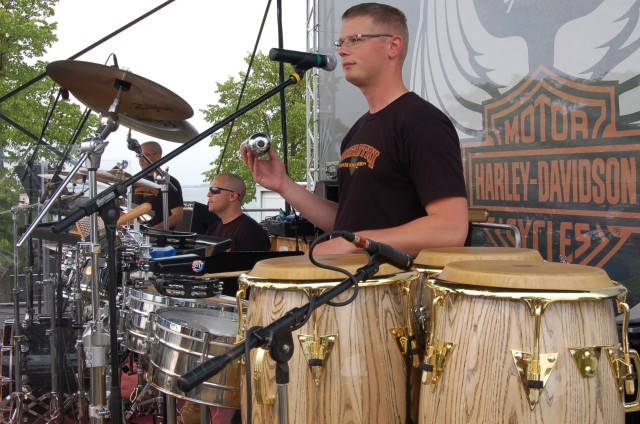 Big Red One Rocks at Harley&#039;s 105th