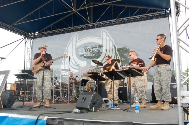 Big Red One Rocks at Harley Davidson&#039;s 105th
