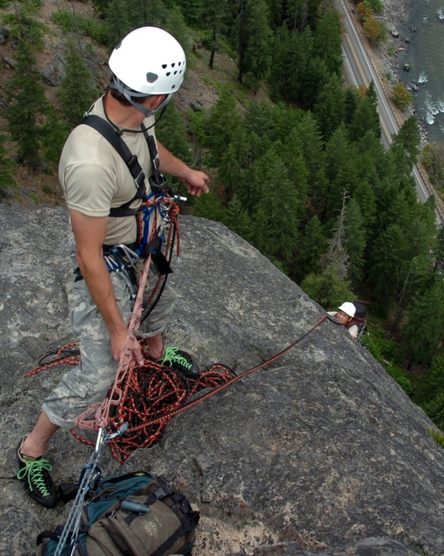 1SFG Green Berets at summit of Castle Rock