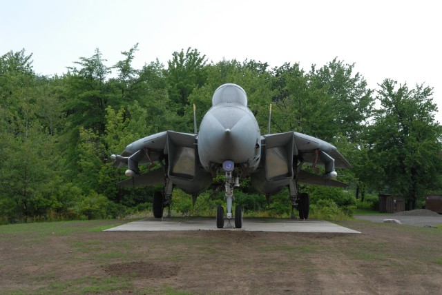 Navy F-14 Tomcat on deck