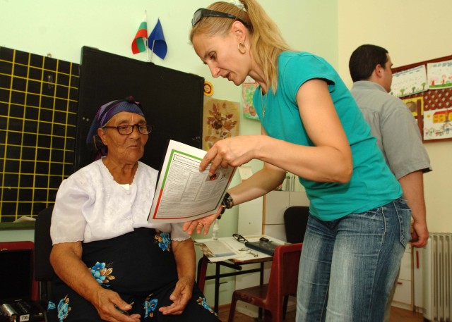 Humanitarian civic assistance mission in Sungurlare, Bulgaria