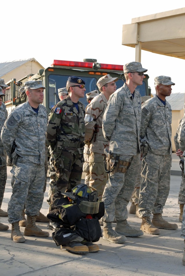 Troops on Camp Phoenix in Afghanistan remember 9/11