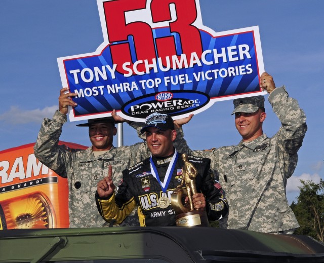 Schumacher sets all time dragster record