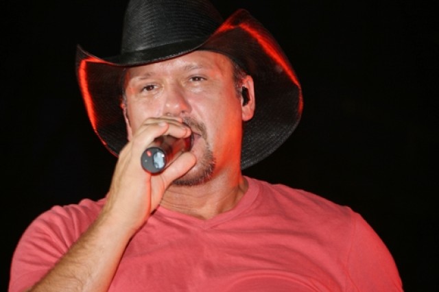 McGraw performing
