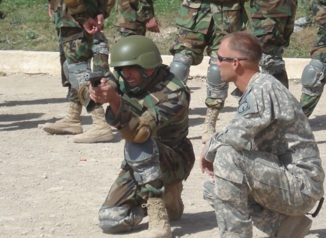 Bragg MPs train Afghan counterparts