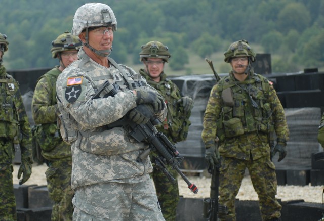 Canada goes live-fire at JMRC shoothouse