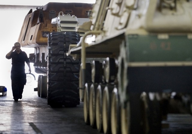 Army chief gets glimpse of vehicle reset work at Anniston