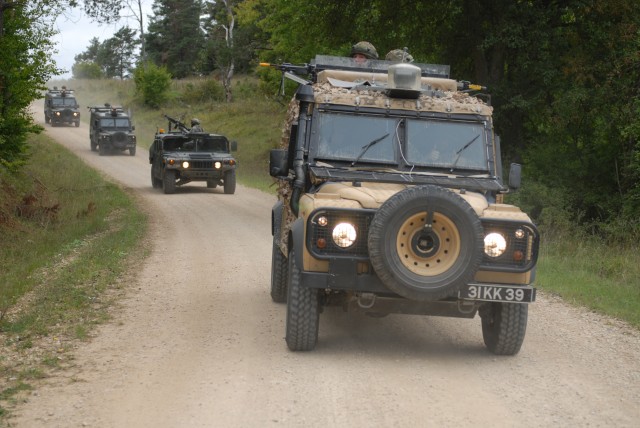 Welsh Guards train at JMRC during CS08