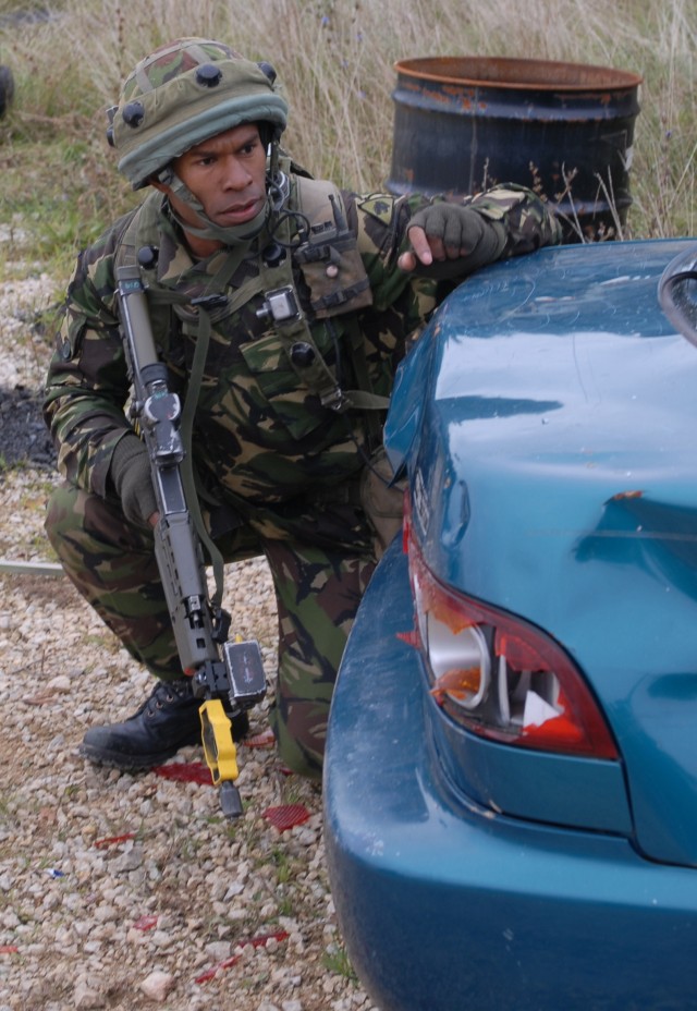 Welsh Guards train at JMRC during CS08