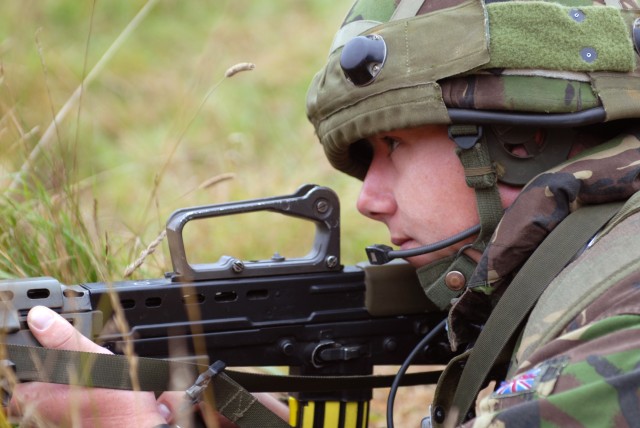 Welsh Guards train at JMRC during CS08