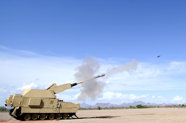 Future Combat Systems program fires first round from a fully automated cannon