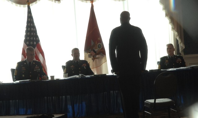 Answering to the Sgt. Maj. of the Army