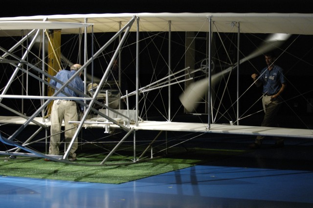 Wright Flyer engine started
