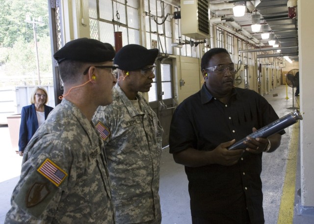 Wyche visits Anniston Defense Munitions Center