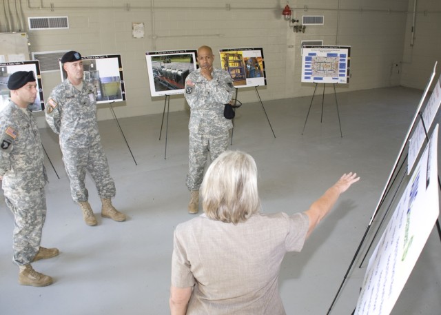 BG Wyche visits Anniston Defense Munitions Center