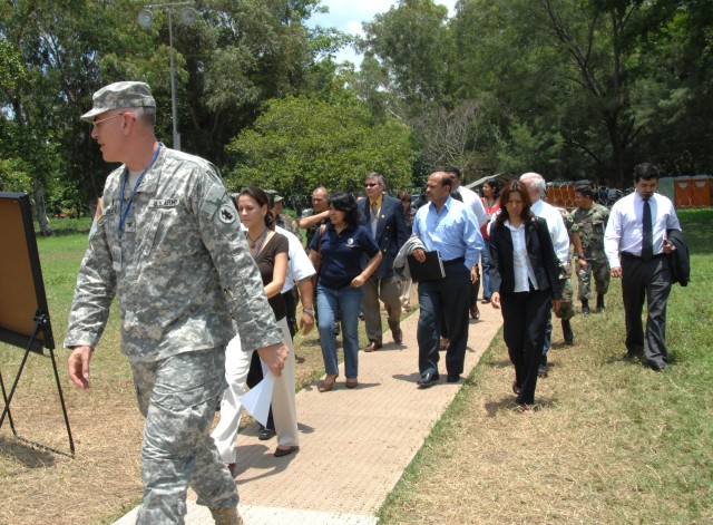 Chaplain walks with religious leaders