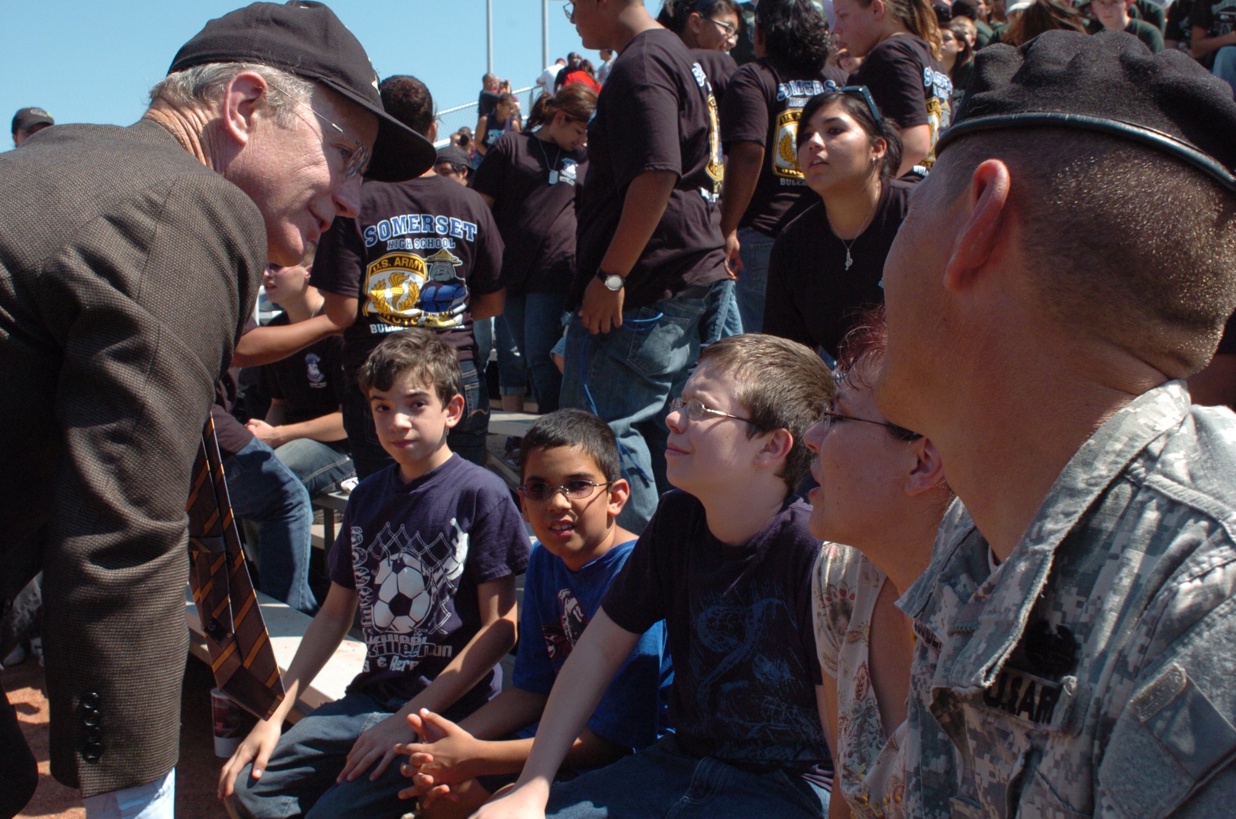 Soldiers, baseball champ Eckstein visit cadet athletes > United