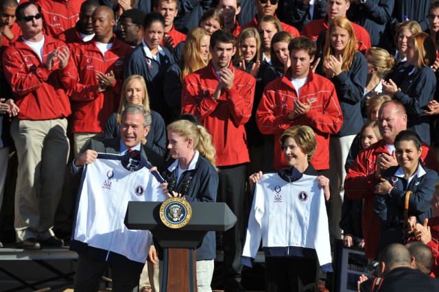 President gets Team USA jacket