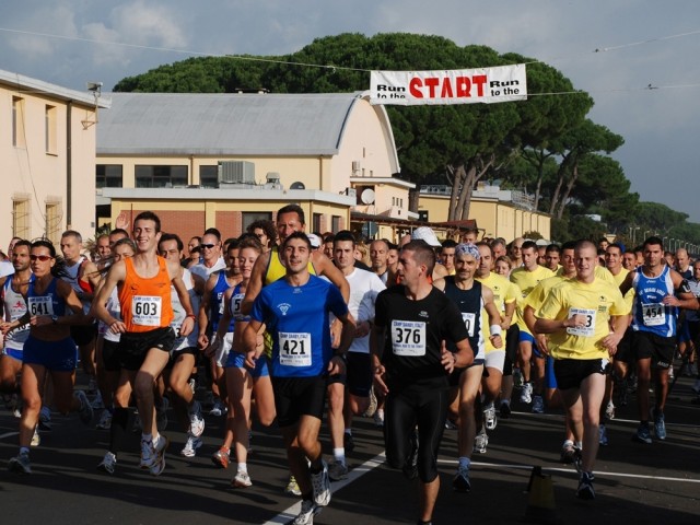 Running to the Leaning Tower means reaching a goal