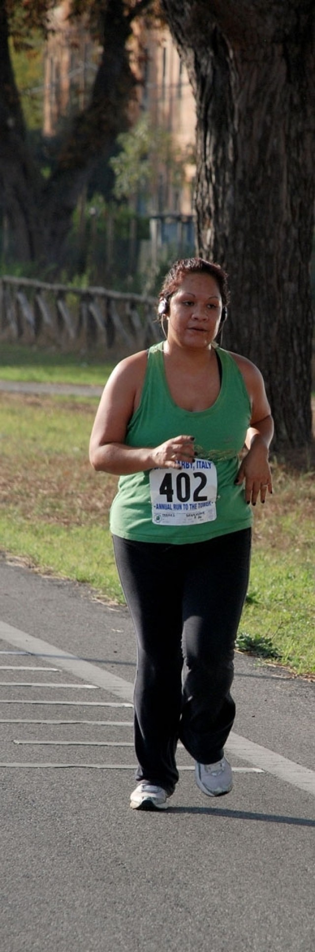 Running to the Leaning Tower means reaching a goal