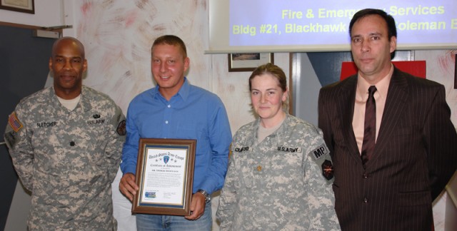 Former USAG Mannheim fireman honored