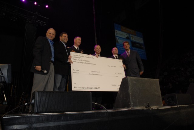 AFF donates $100,000 to Giftstoarmy.army.mil