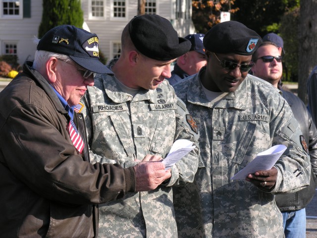 Picatinny officials, Multi-National Force - Iraq leader participate in local Veteran's Day observance