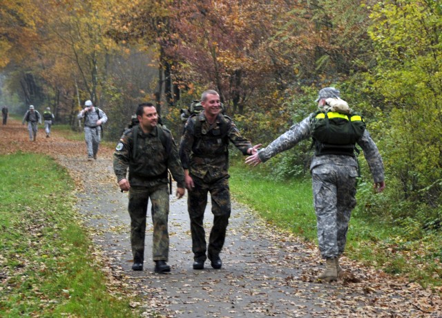 25-kilometer ruckmarch