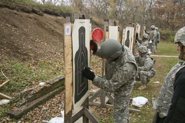 Checking the target