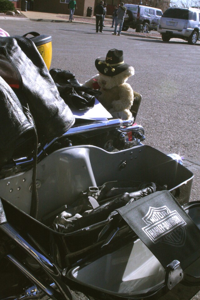 Bikers collect toys for Fort Carson Santa&#039;s Workshop