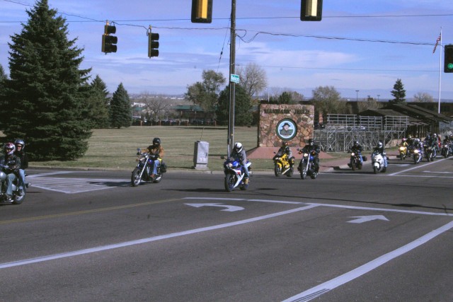 Bikers collect toys for Fort Carson Santa&#039;s Workshop
