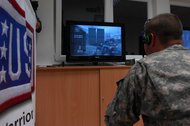 Wounded Warriors Join Worldwide Gaming Event at USO Warrior Center