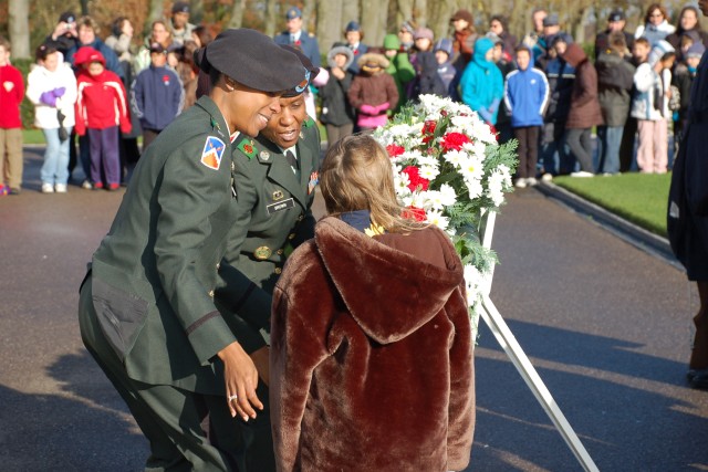 Soldiers and Students Unite to Honor Vets