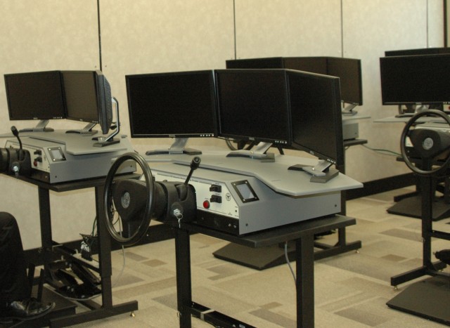 Fort Bliss driving simulators