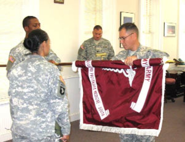 CHPPM staff cases colors as it readies to move