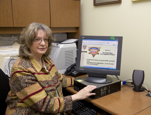 PICATINNY ARSENAL, N.J. - Linda Huff-Franey manages the Army Suggestion Program here at Picatinny. The ASP traces its roots back to at least World War I. The program gives Soldiers and civilians the opportunity to improve policy, practices and...