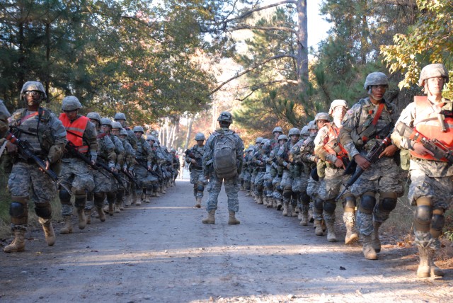 Training through the eyes of a drill sergeant - marching